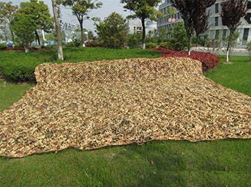 Camouflage Camo Net,INorton 6.5×10ft Military Camo Mesh Netting,Hunting Shooting Blind Sunscreen Nets,Fit for Camping,Fishing,Party Decoration - Thumbnail 3