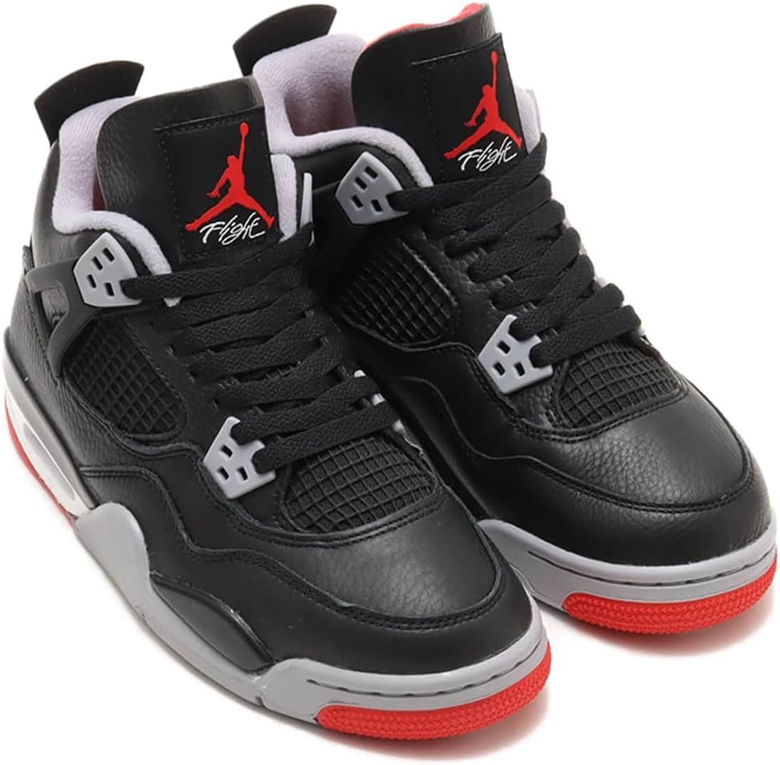 Nike Air Jordan 4 ブラック/グレー/レッド Nike Air Jordan 4 Retro J Air Jordan 4 RETRO Bred Reimagined