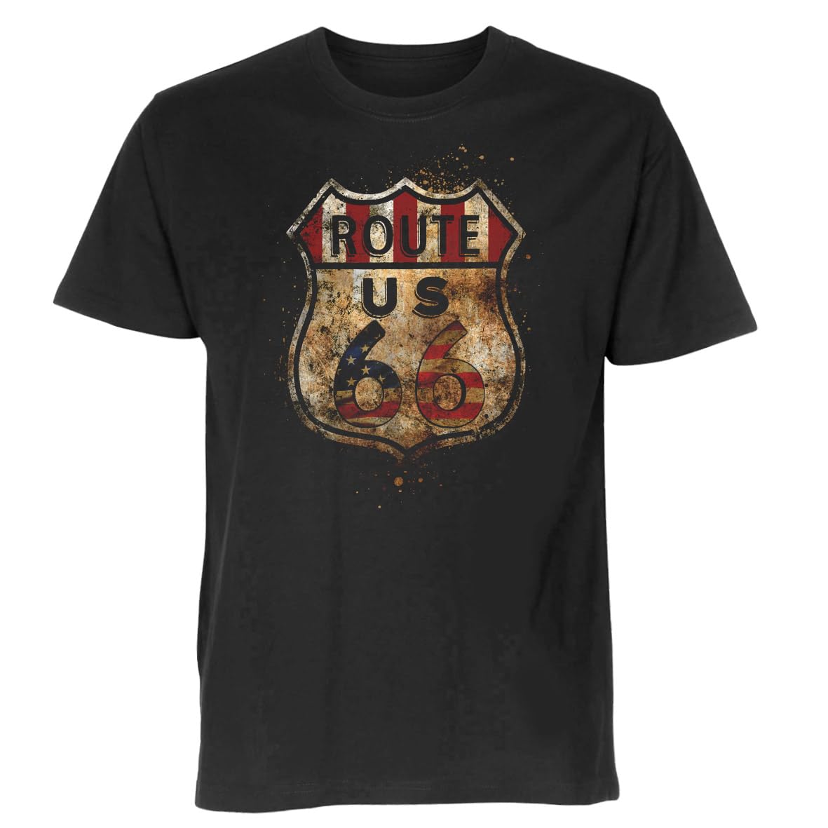 America Highway 66 USA T-Shirt Polo Shirt