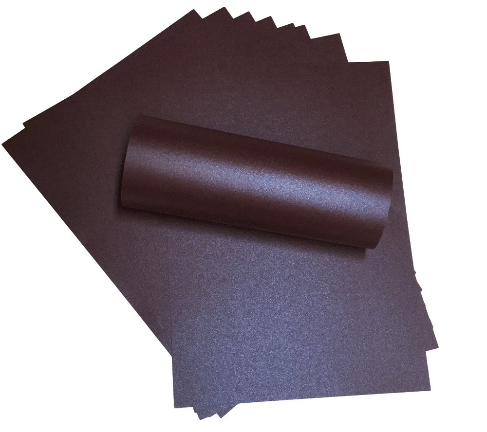 Syntego Purple 20 X A4 Nightclub Peregrina Majestic Pearlescent Shimmer Paper Double Sided 120Gsm Suitable For Inkjet And Laser Printers