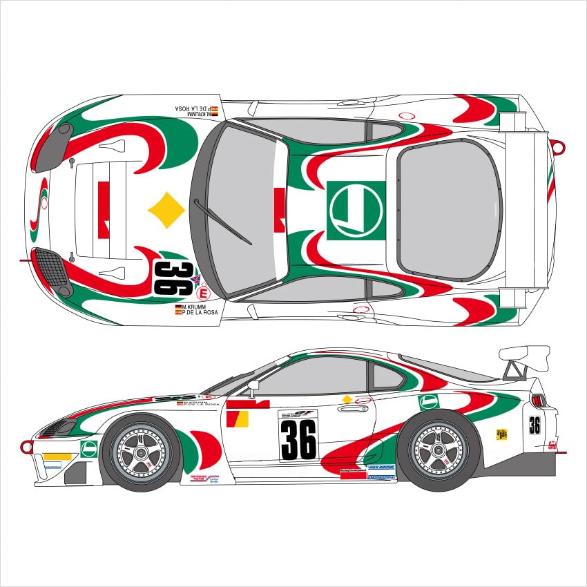 Amazon | SHUNKO MODELS 1/24 カストロールスープラ 1997 デカール