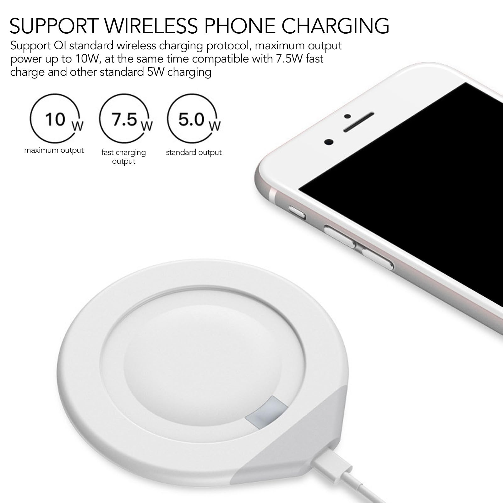 Cargador eléctrico para calentar tazas, 350 ml, carga inalámbrica de tazas, alta seguridad, calentador de tazas, cargador de teléfono (enchufe europeo)