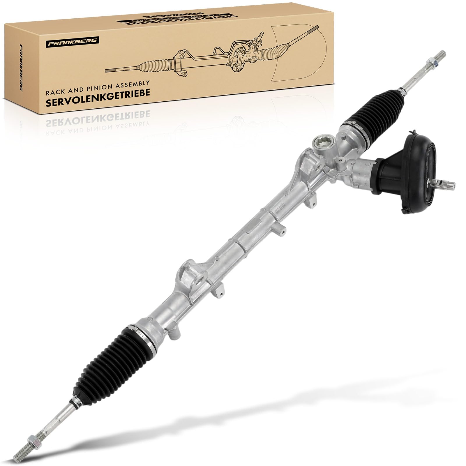 Frankberg Boîtier de direction mécanique, conduite à gauche 490010810R, | 480104213R; Compatible avec: Duster HM
