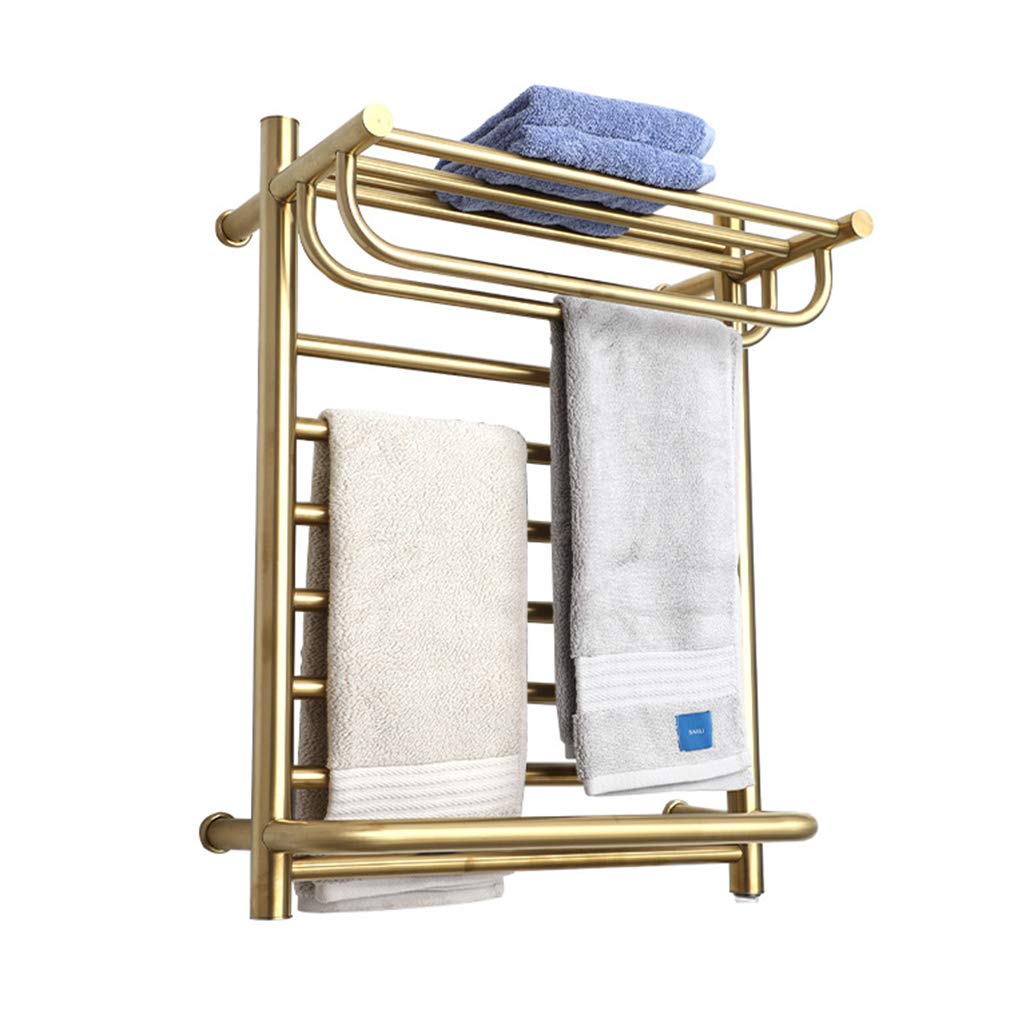 Sèche-serviettes électrique câblé or, le radiateur design pour salle de bain