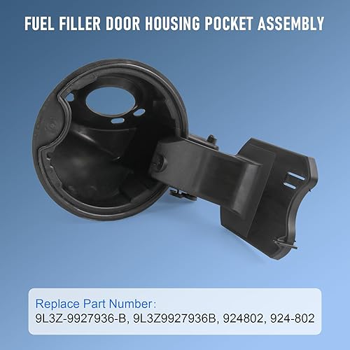 Miniatura 3 de Reemplazo del Conjunto de Carcasa de Bolsillo de Puerta de Llenado de Combustible Para Ford F-150 2009-2014, Reemplazo Para Lincoln Mark LT