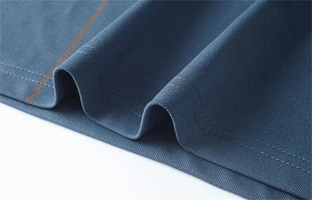 Sudadera tipo polo de manga larga para hombre, 100% algodón