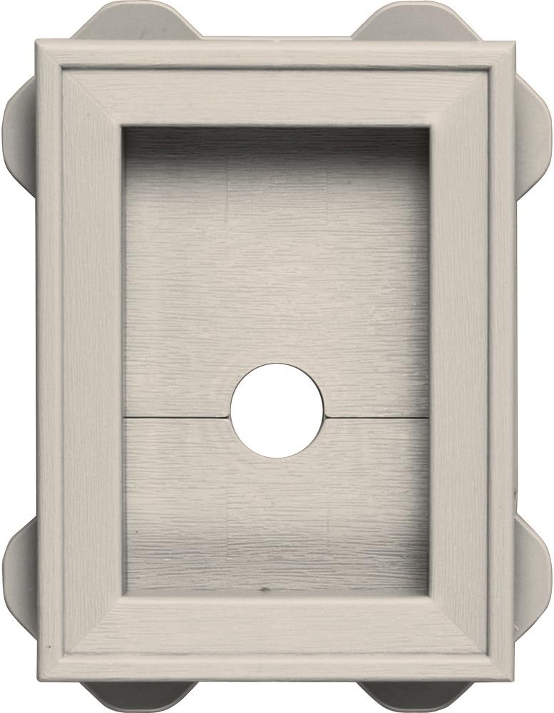 Builders Edge 130130003048 Wrap Around Utility Block 048, Almond