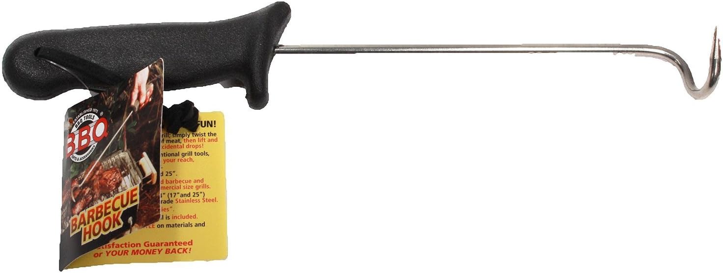 Tool Wizard BBQ Tools Left Handed 13 Inch Meat Hook