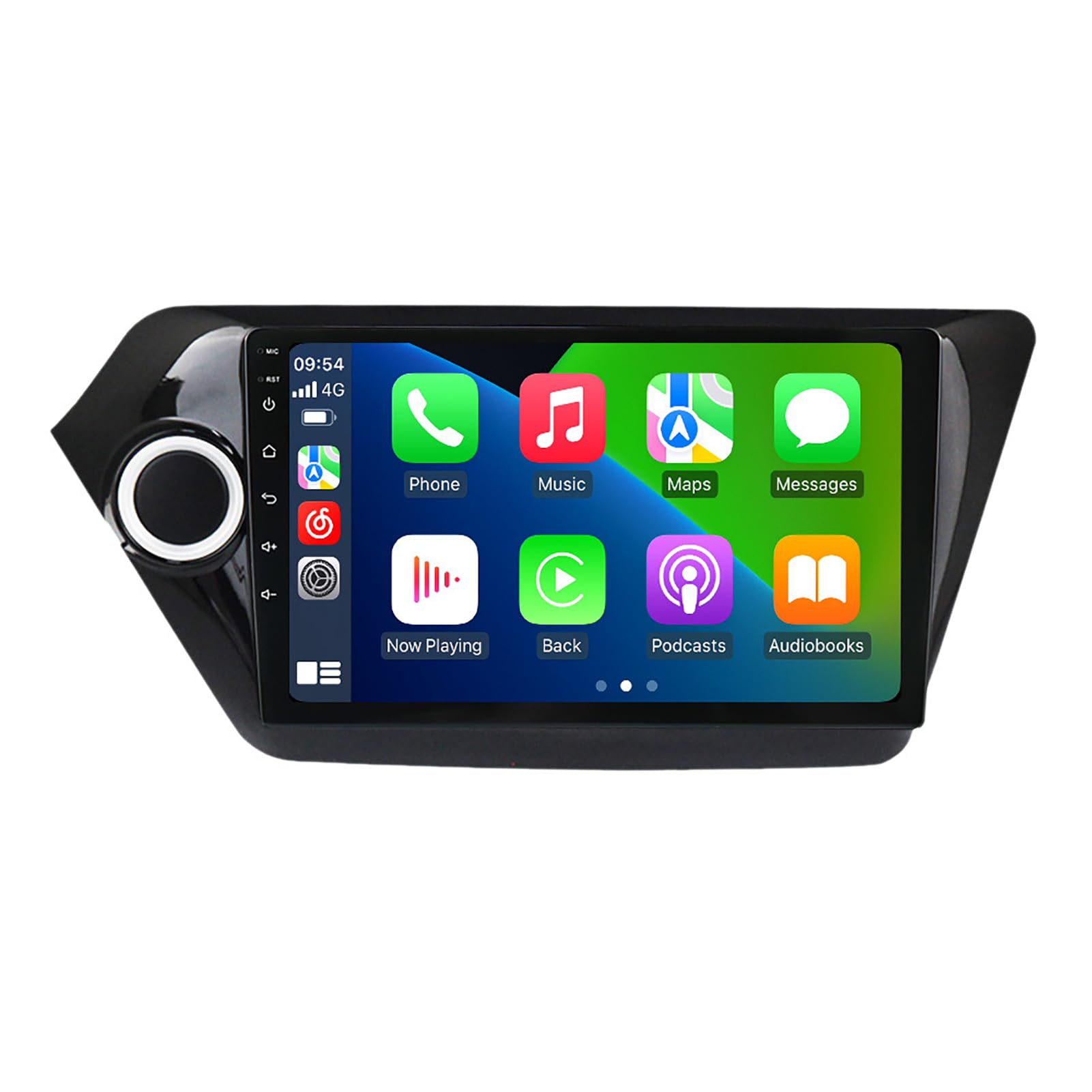 Pantalla GPS de 9" para KIA Rio: viaja conectado con Android 14 y WiFi