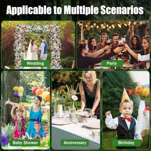 Professional Backdrop Stand Pipe Kit,10'x50' Heavy Duty Background Support System Curtain Frame Telescopic with Steel Base for Wedding Party Photography Trade Show Display