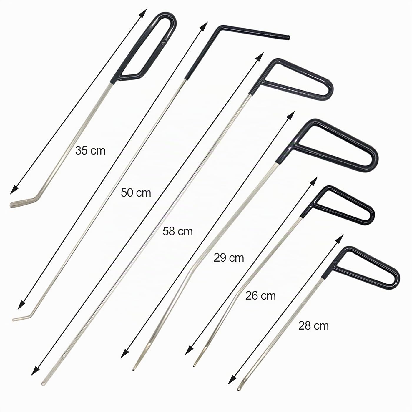 Dent Repair Kit Herramientas,Kit de reparación de Abolladuras Sin Pintura, Kit de Reparación de Abolladuras Sin Pintura Herramientas Manuales de Reparación de Abolladuras de Puertas de Coche
