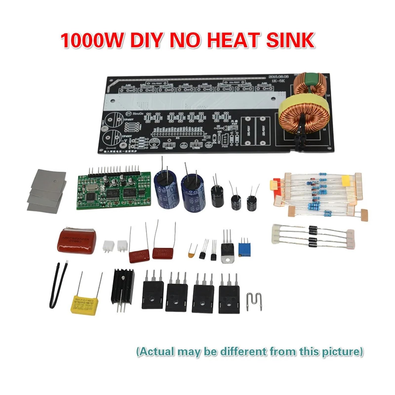 1000W 2000W 3000W Pure Sine Wave Inverter Power Board Modified Sine Wave Amplifier DIY Back Stage Board(1000W DIY No Sink)