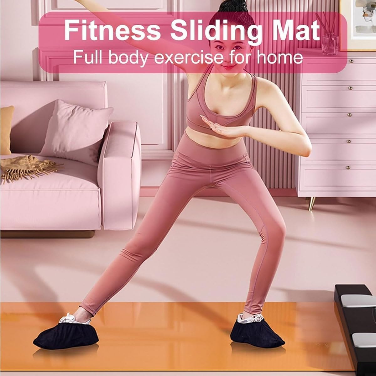 Slajd Board Sports Sliding Mat, Trening Board Training Mat, Mata Training Mat, Yoga Fitness Mat Pilates Board Do Ćwiczeń, Do Bilansu, Podstawowego Treningu,1.8m*0.5m
