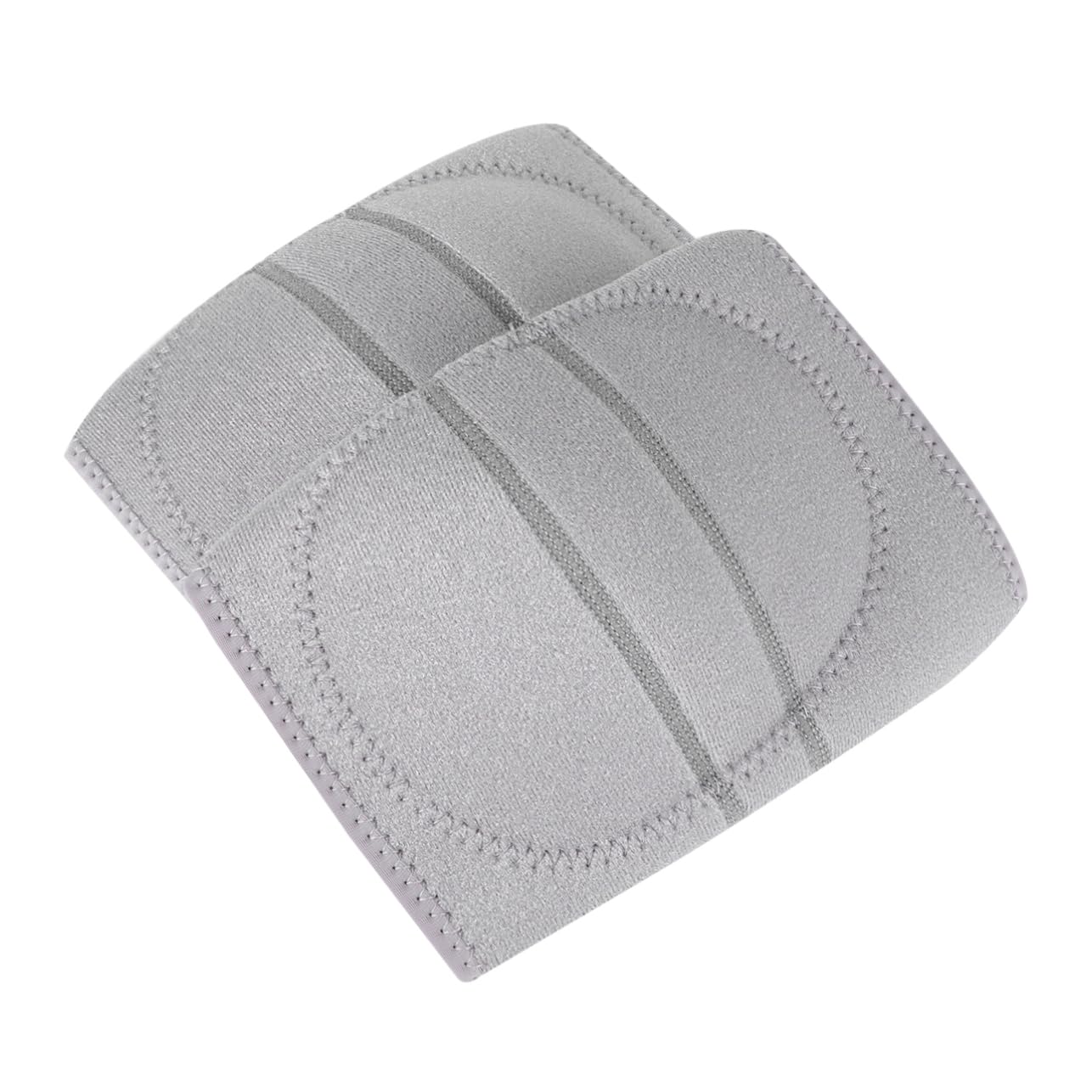 NOLITOY Djustable Size Sponge Knee Pad Non-slip Design for Sports Yoga Gym Grey