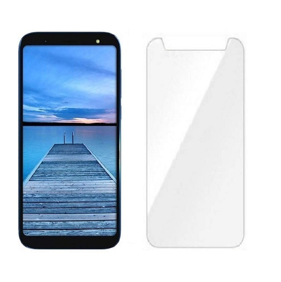 Godzilla 9H Flexible Guard Full Sided Glossy Look | FREE 1 Pair Top Notch Red and Transparent Buds | Godzilla Type Protection Compatible for Micromax Yu Unicorn