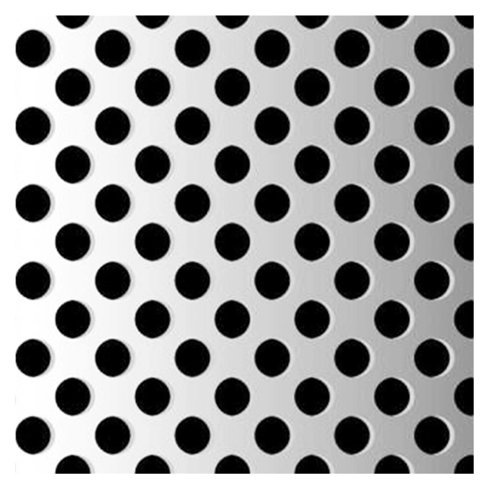 Lochblech Aus Rostfreiem Stahl, 0.8mm Dicke, Multifunktionales Metallblech Gartenschutzzaun(0.69x1m)