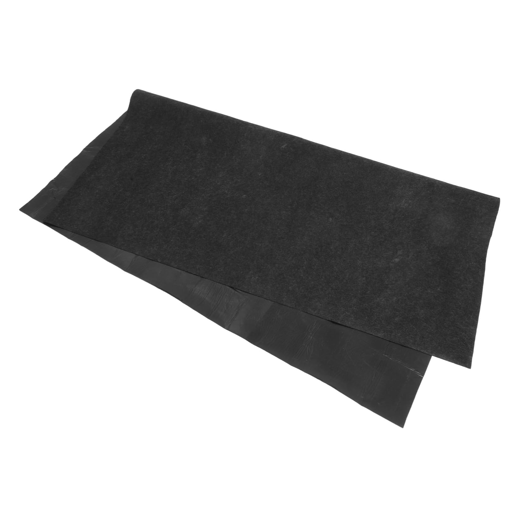 Tapis de Spa au Sol Noir 1 Pièce en Feutre et PE