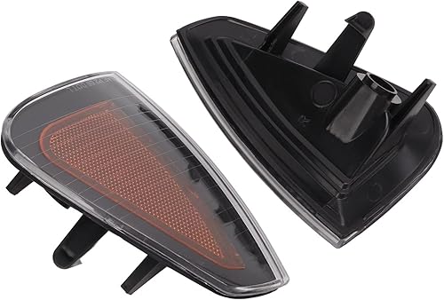 Fydun 2 piezas de luz delantera de giro cubierta de montaje lateral marcador 4806218AD para LX 20062010 (amarillo)