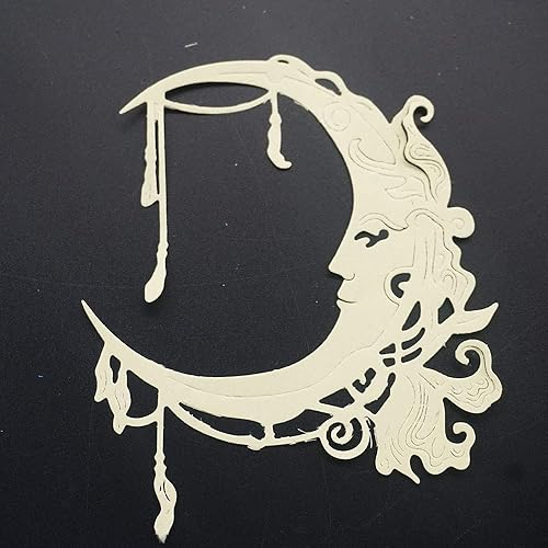 Miniatura 5 de Troqueles de corte de metal, decoración de luna, plantillas en relieve para álbumes de recortes, álbum de fotos, decoración de tarjetas de papel,