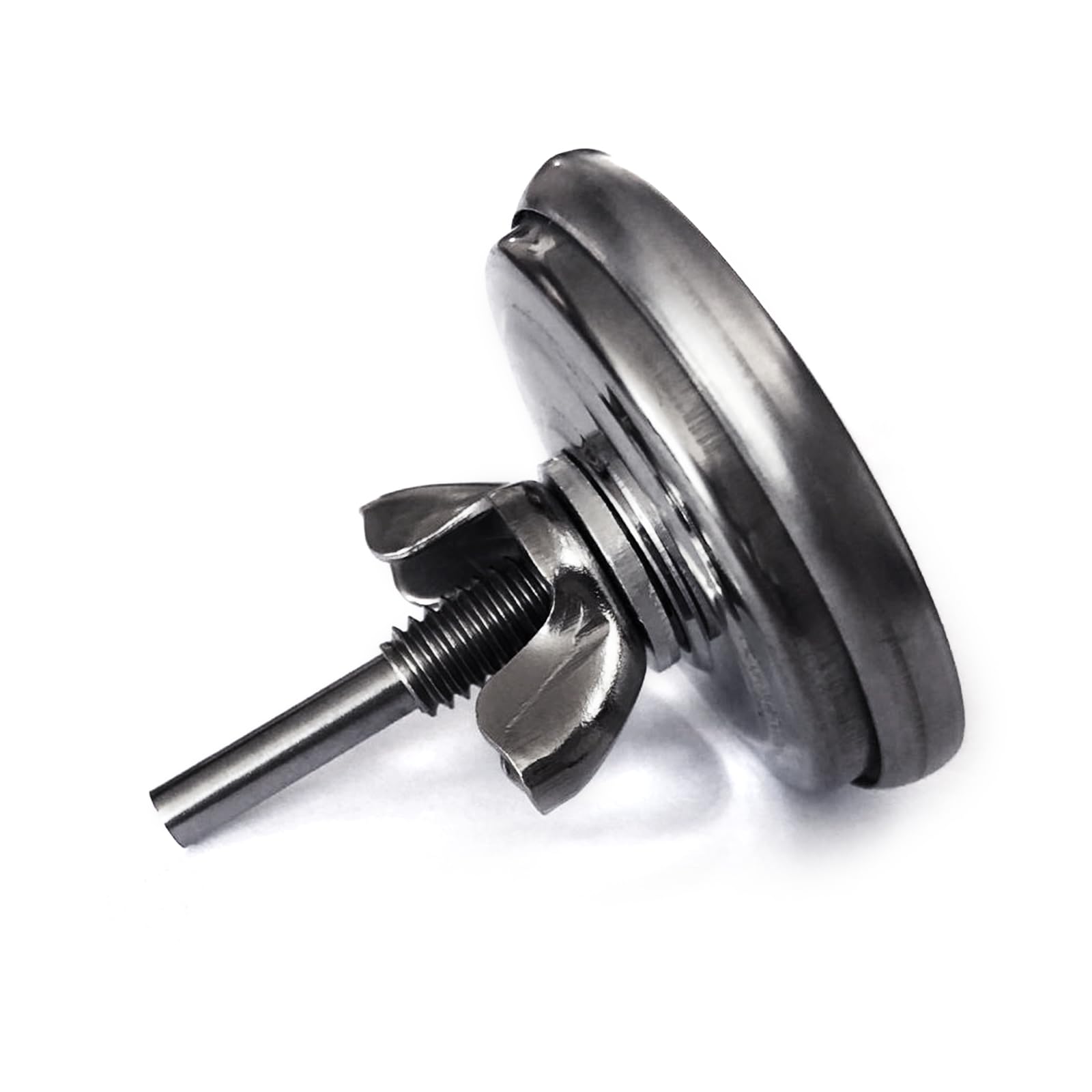 Muloo BBQ Thermometer Outdoor Barbecue Smoker Grill Stainless Steel Barbecue Thermometers BBQ Temperature Gauges for Charbroil, As pictures