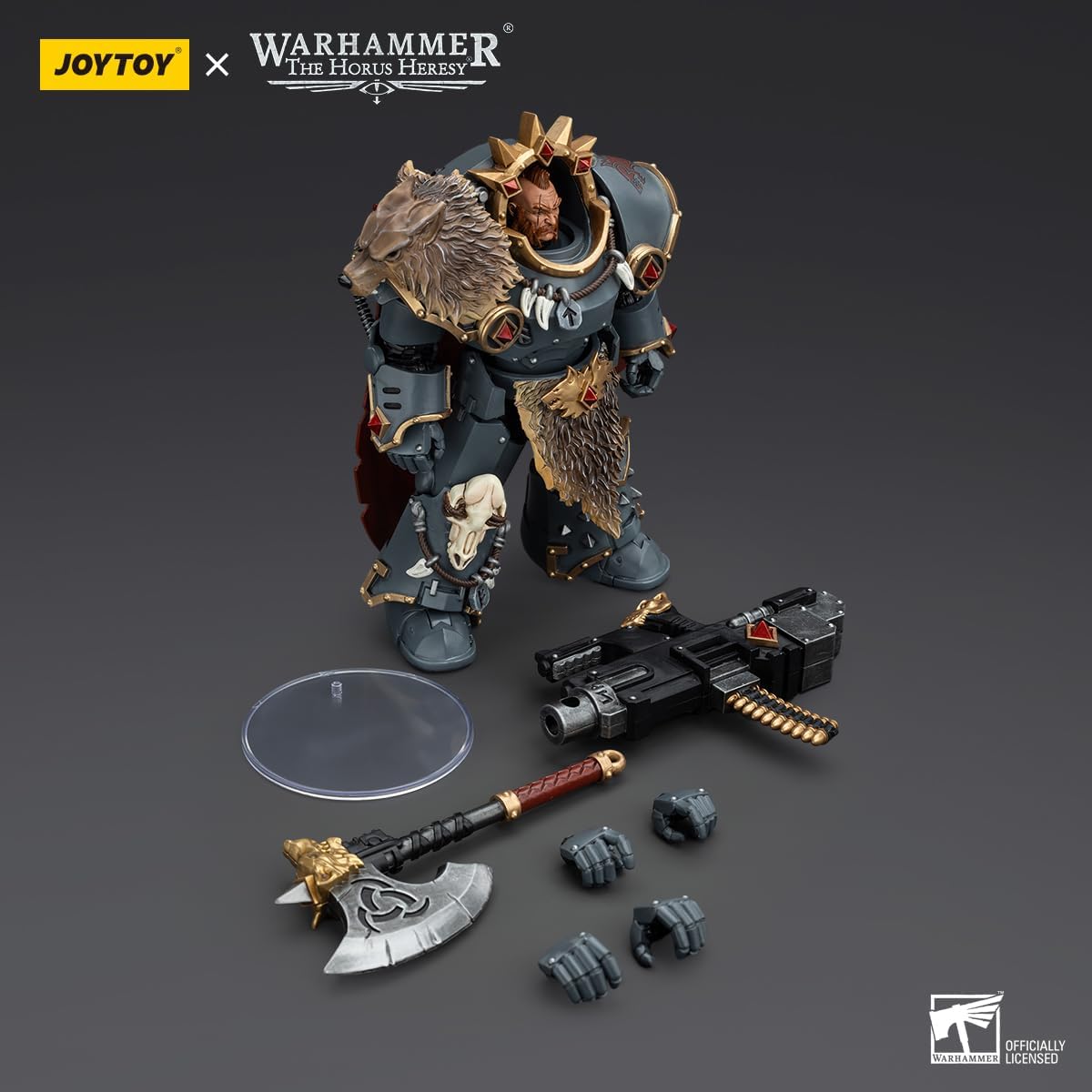 Warhammer 40k: Space Wolves Hvarl Red-Blade 1:18 Scale Action Figure