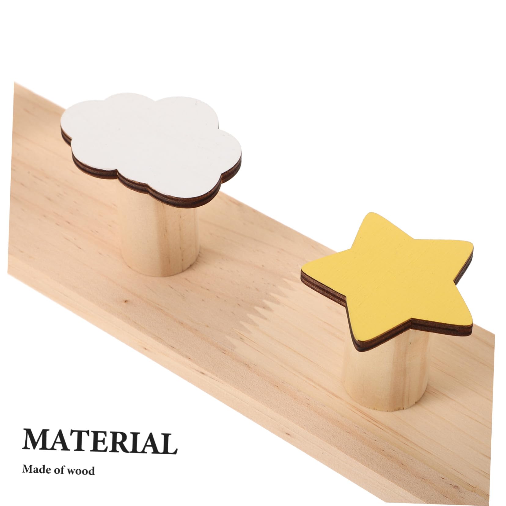Creativo Gancho de Madera para Habitación Infantil, Pared