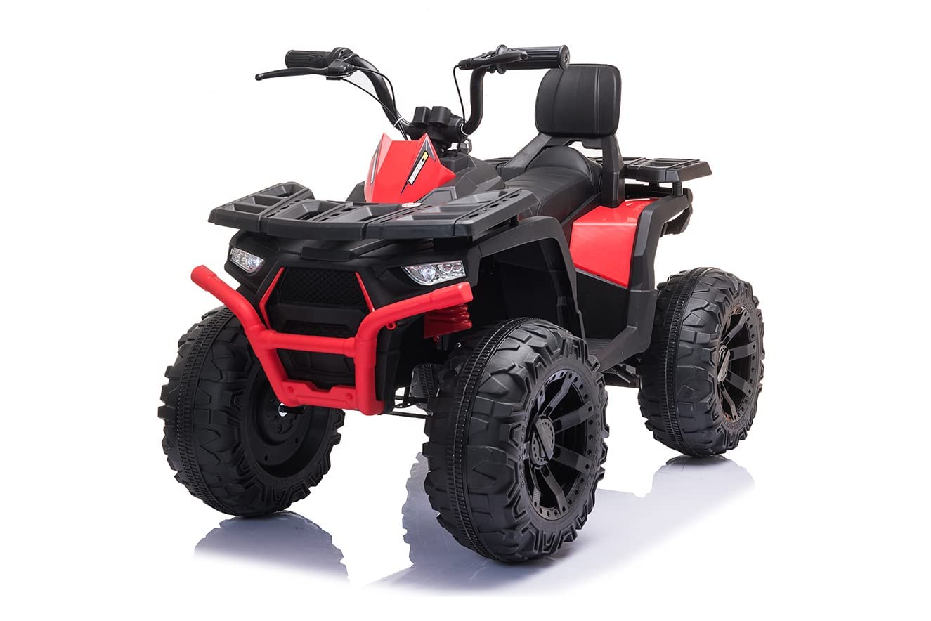 JIMUPAKR 12V Kids Ride-On ATV,Extra Large Electric ATV,Kids Ride On Car, Ride Car for Boys 3-8 Years