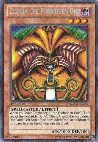YU-GI-OH! - Exodia The Forbidden One (LCYW-EN306) - Colección Legendaria 3: Mundo de Yugi - 1ª Edición - Secret Rare