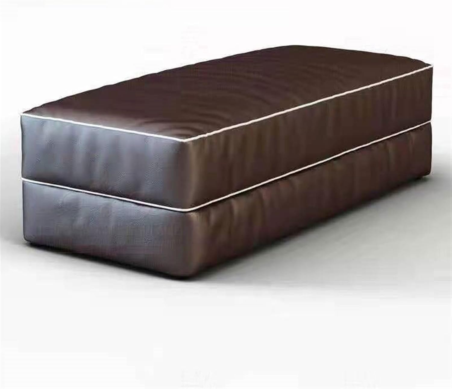 End Stool Simple Modern Pu Leather Bedside Stool Rectangular Clothing Store Checkroom Stool Living Room Sofa Stool Bench Long Bench(100 * 45 * 40cm)