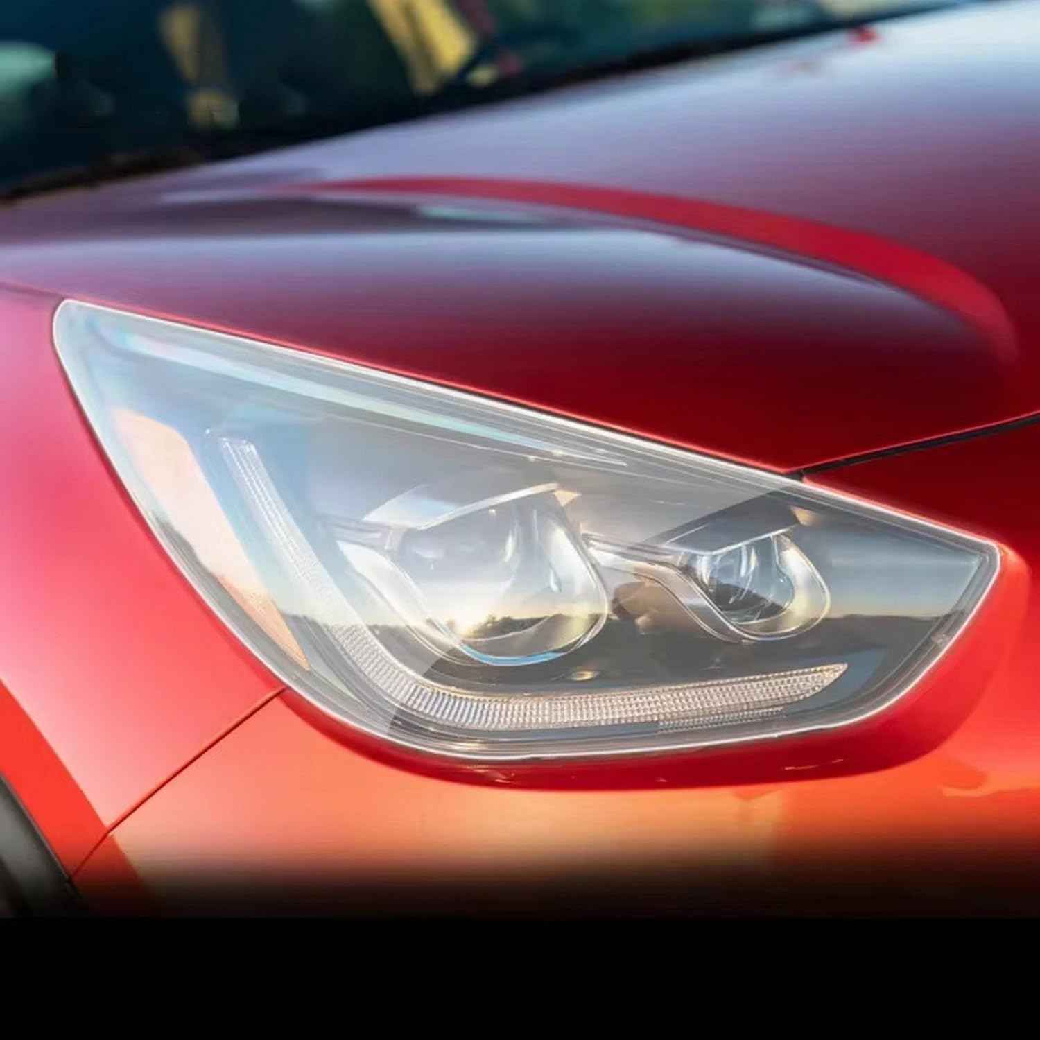 Eviter phares ternes Kia NIRO SG2 film TPU protection