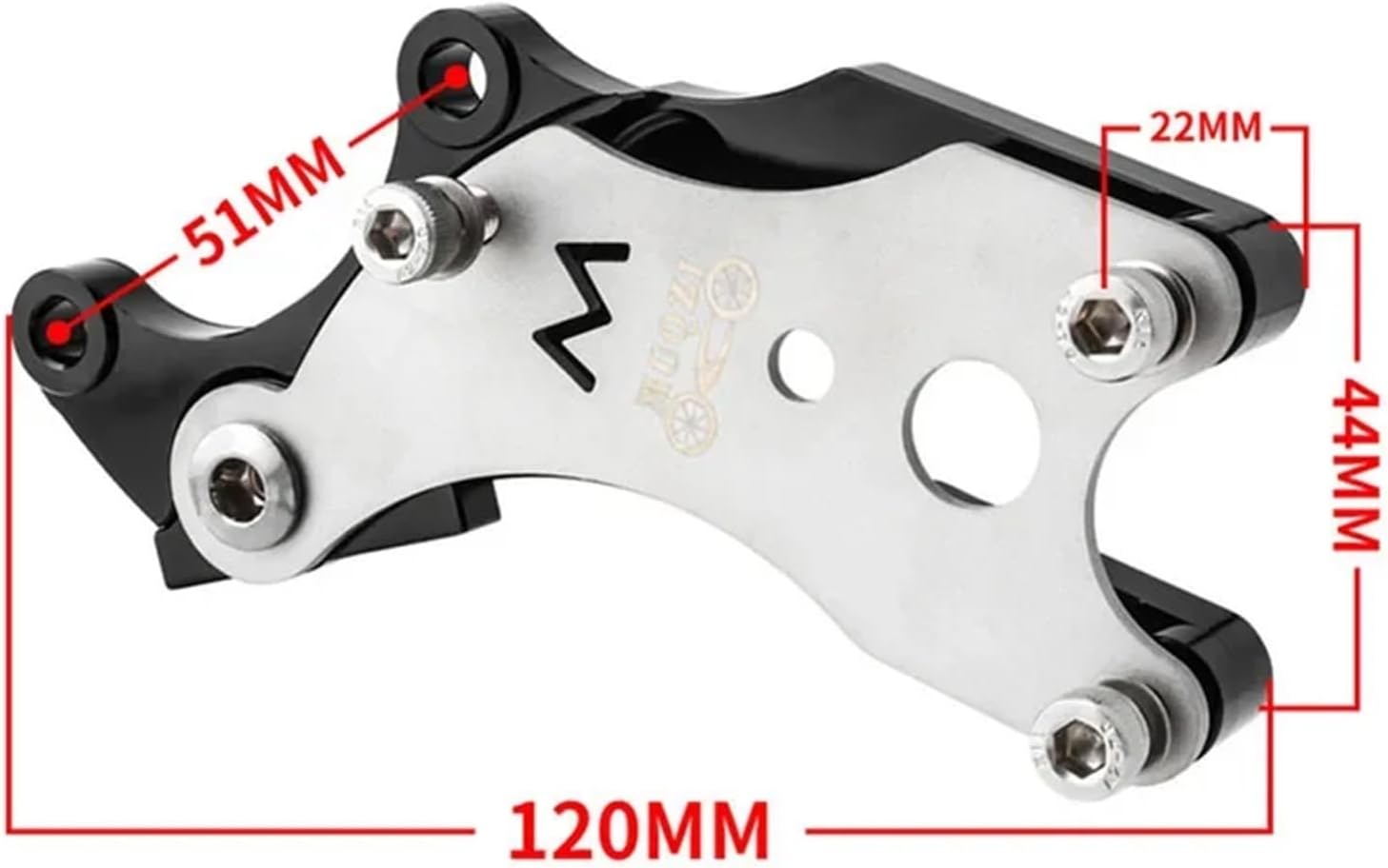 Disc Brake Adapter 2pcs Disc Brake Adapter Road Bike V Brake to Disc Brake Mount Holder Bicycle Converter Oil disc Adapter Bicycle Parts for Mounting Conversion