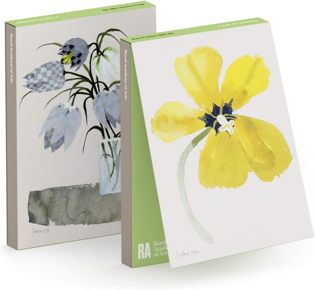 Royal Academy of Arts Mary Fedden Floral Set of 6 Art Greeting Card (17