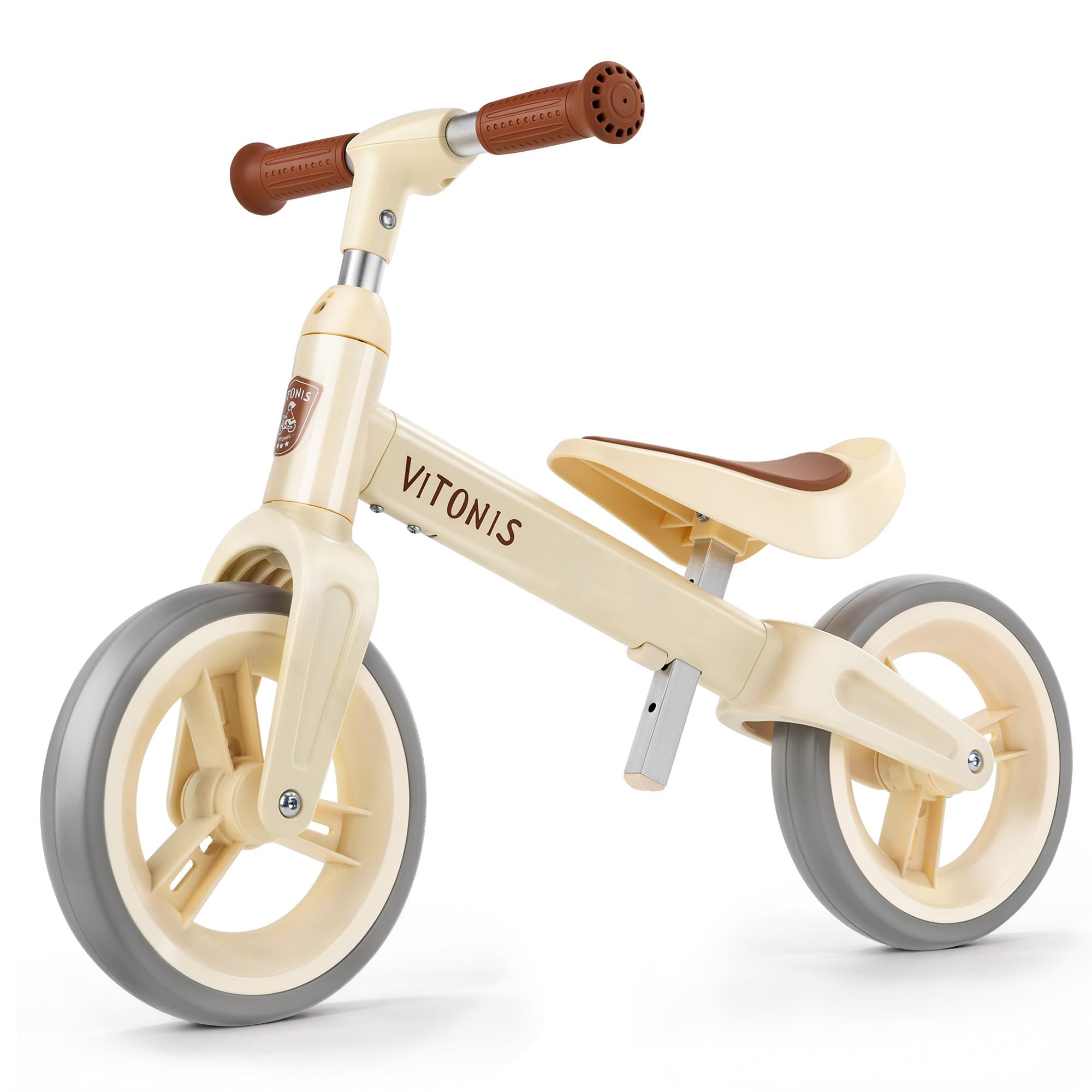 VITONIS Bicicletta Bambini Senza Pedali per 1,5-4 Anni Fino a 25 Kg, volante e sellino Regolabili in Altezza， Monopattino ultraleggero per bambini, adatto sia ai maschietti che alle femminucce