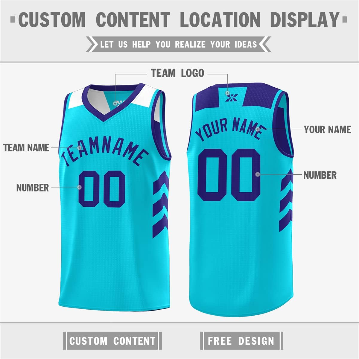 Custom Men Youth Reversible Basketball Jersey Athletic Performance Shirts Personalized Team Name Number - Image 4