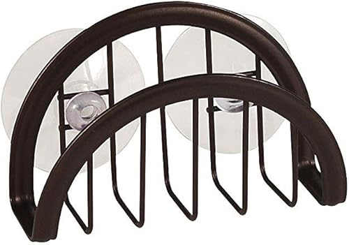 Spectrum Diversified Ashley Sink Elegante jabón y esponja fregadero de cocina y ducha, moderno organizador de cocina y baño, soporte de esponja