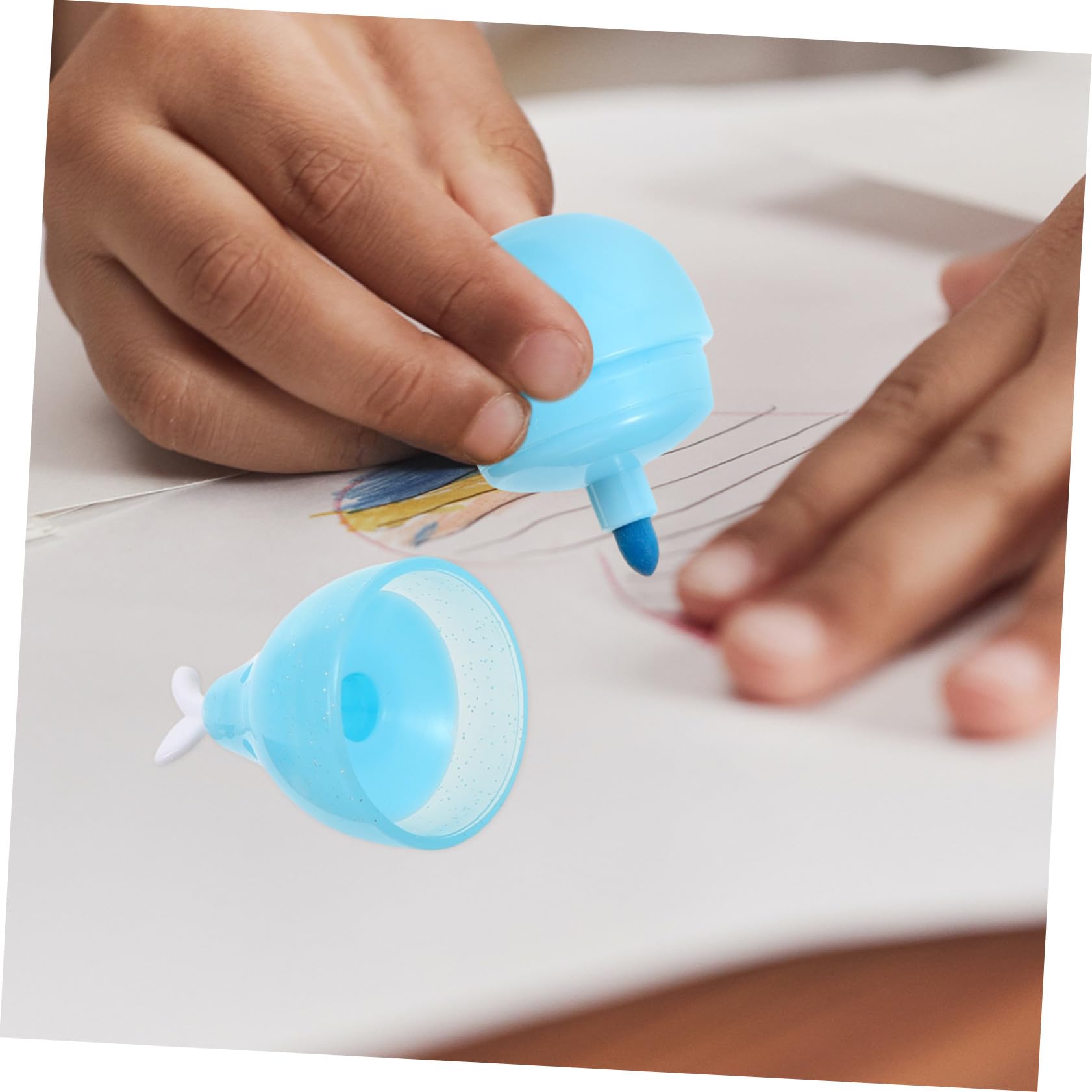 30 Pezzi Mini Evidenziatori Colorati Punta Obliqua Cartoon per Note e Segnalibri Penne Fluorescenti per Scuola e Ufficio Base d Resistente e