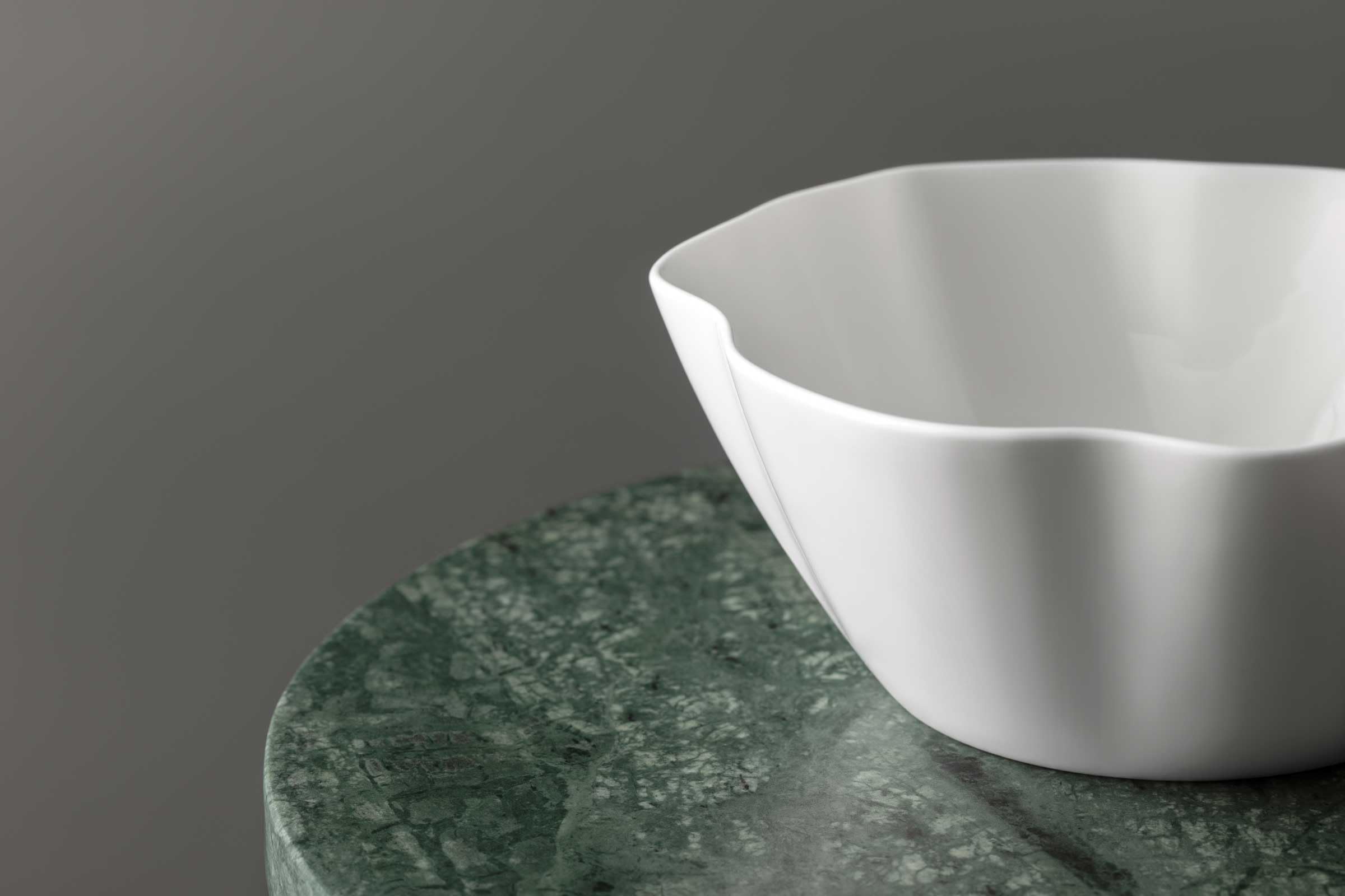 Villeroy & Boch – Pura Müslischalen 4er Set, ca. 15,5 × 15,5 × 6,5 cm, Reinweiß, spülmaschinenfest & mikrowellensicher, fließende Form, Premium Bone Porzellan made in Germany