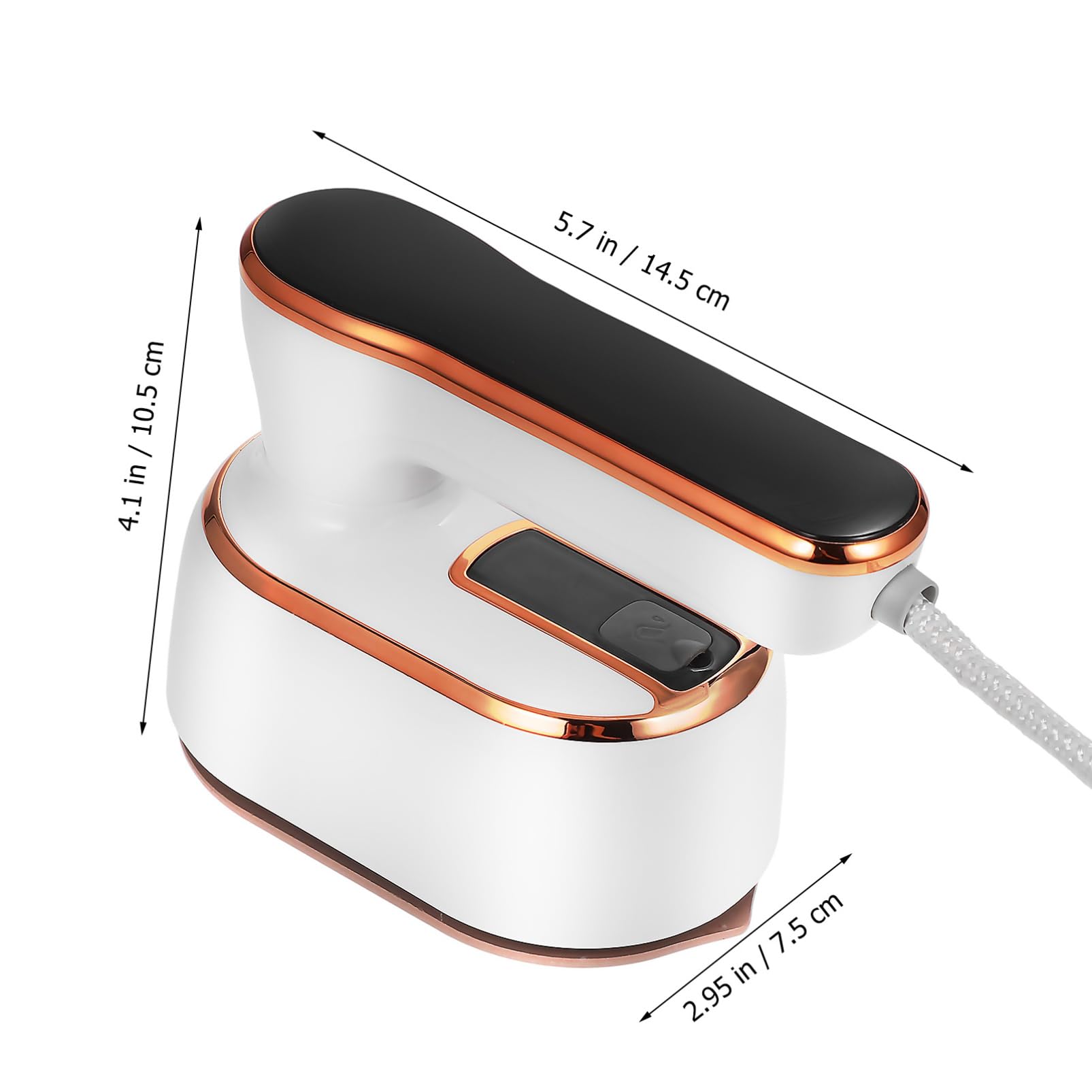 ULDIGI Portable Mini Ironing Machine Handheld Hanger Travel Size Garment Us Plug Dual Voltage