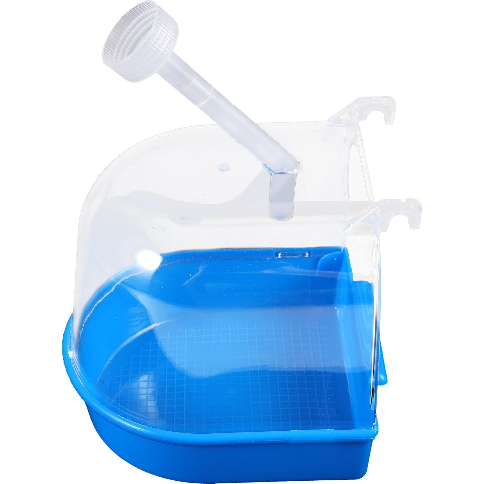 Gatuida Vasca da Bagno per Uccelli in Plastica Vassoio Rimovibile, Dimensioni Grandi per Pappagalli e Uccelli Domestici, per Gabbie e Bagni Comodi