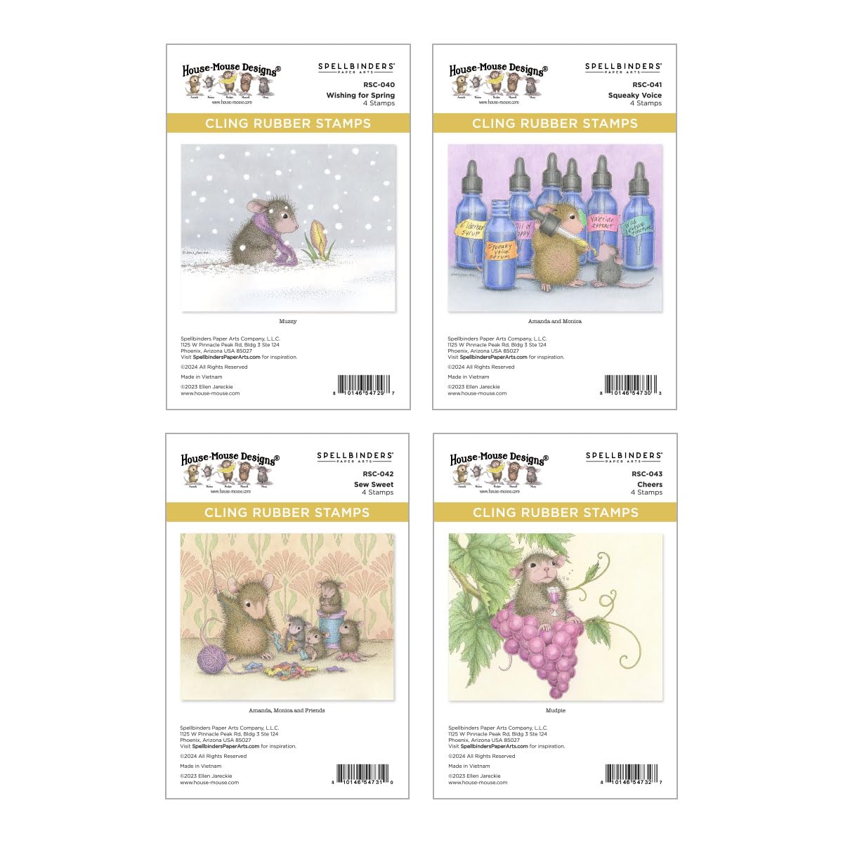 Spellbinders Metal House-Mouse Sweet Moments Collector Bundle