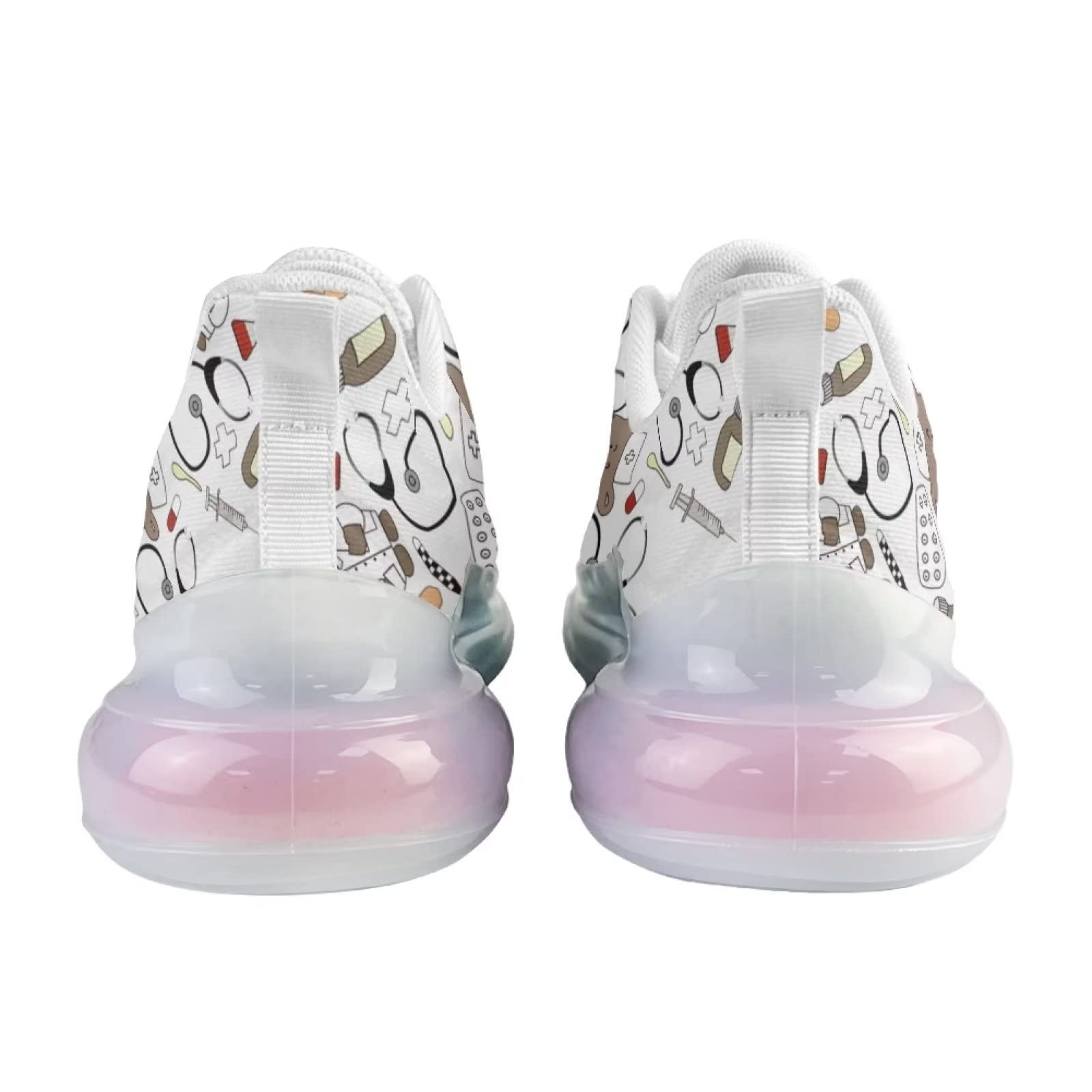 Buty sportowe damskie sportowe sportowe wsuwane trampki damskie buty treningowe oddychające lekkie buty do biegania, Niedźwiedź pielęgniarka 1, 42 EU