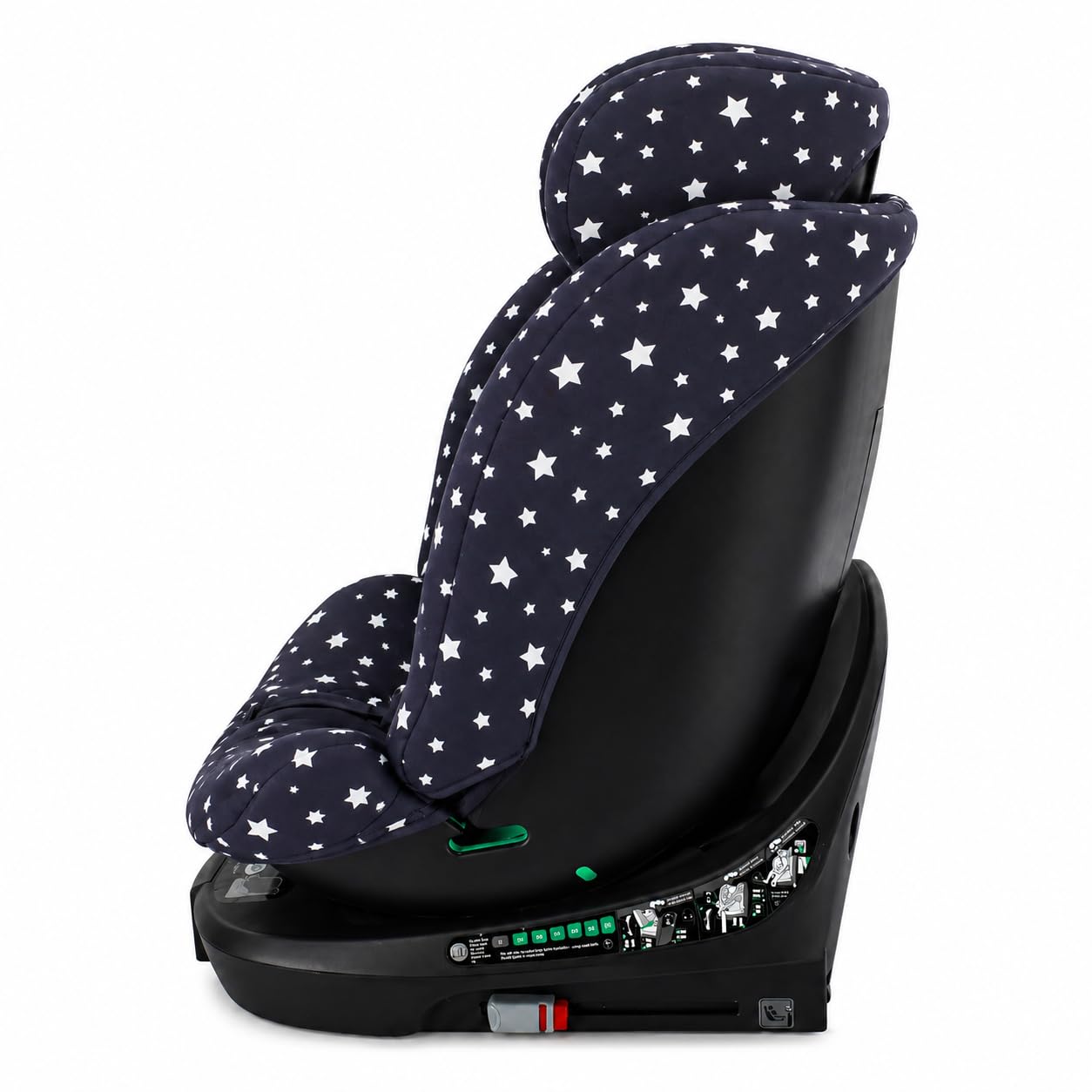 JYOKO Kids Bezug für Autositz, Baumwolle, kompatibel mit BeCool Saturn, atmungsaktive Baumwolle, ganzjährige Verwendung, entworfen und hergestellt in Barcelona, Wintersky-Muster