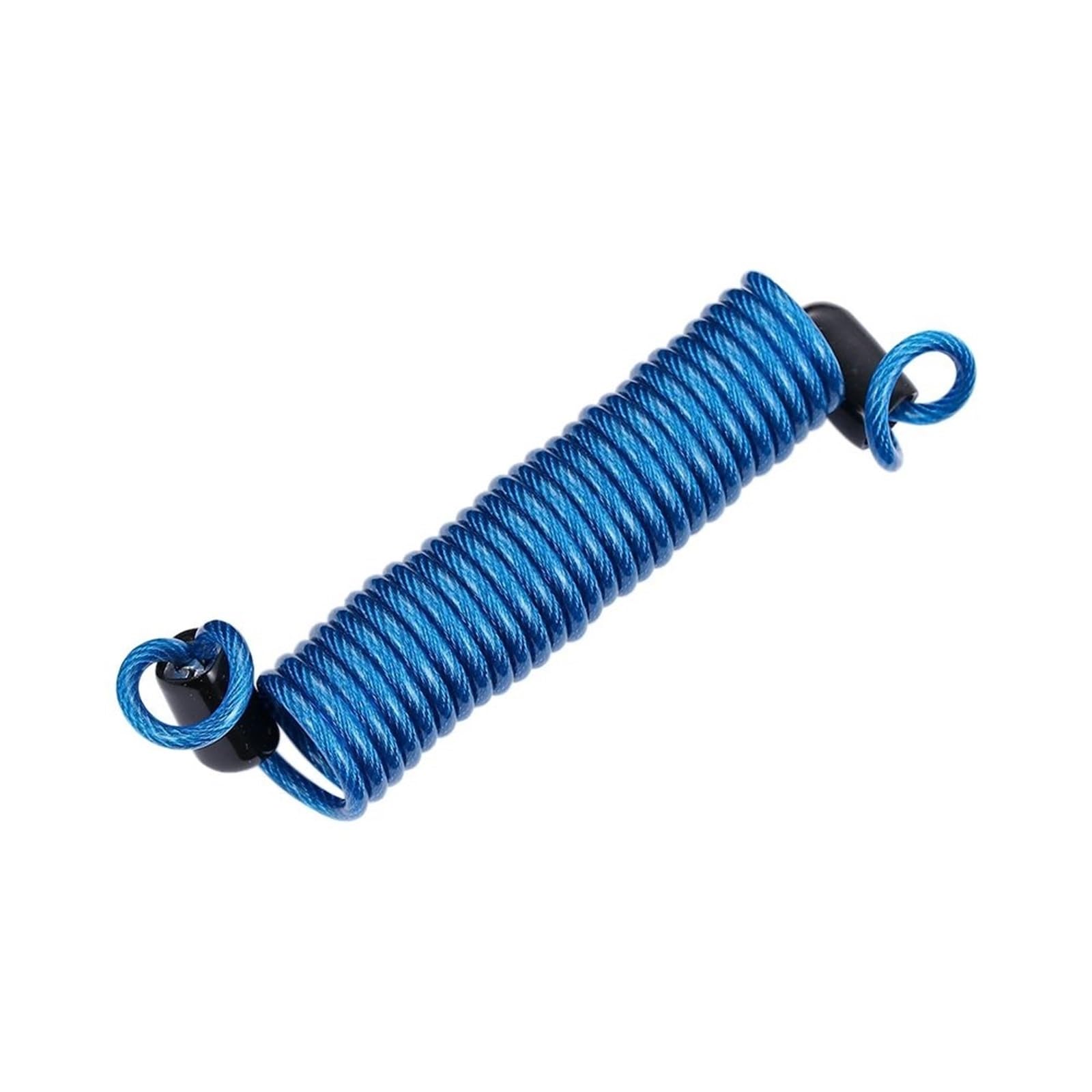 Motorcycle Handlebar Lock Universal 150cm Motorcycle Scooter Anti Thief Security Alarm Disc Lock Spring Reminder Cable Motorbike Lock Security(Blue)