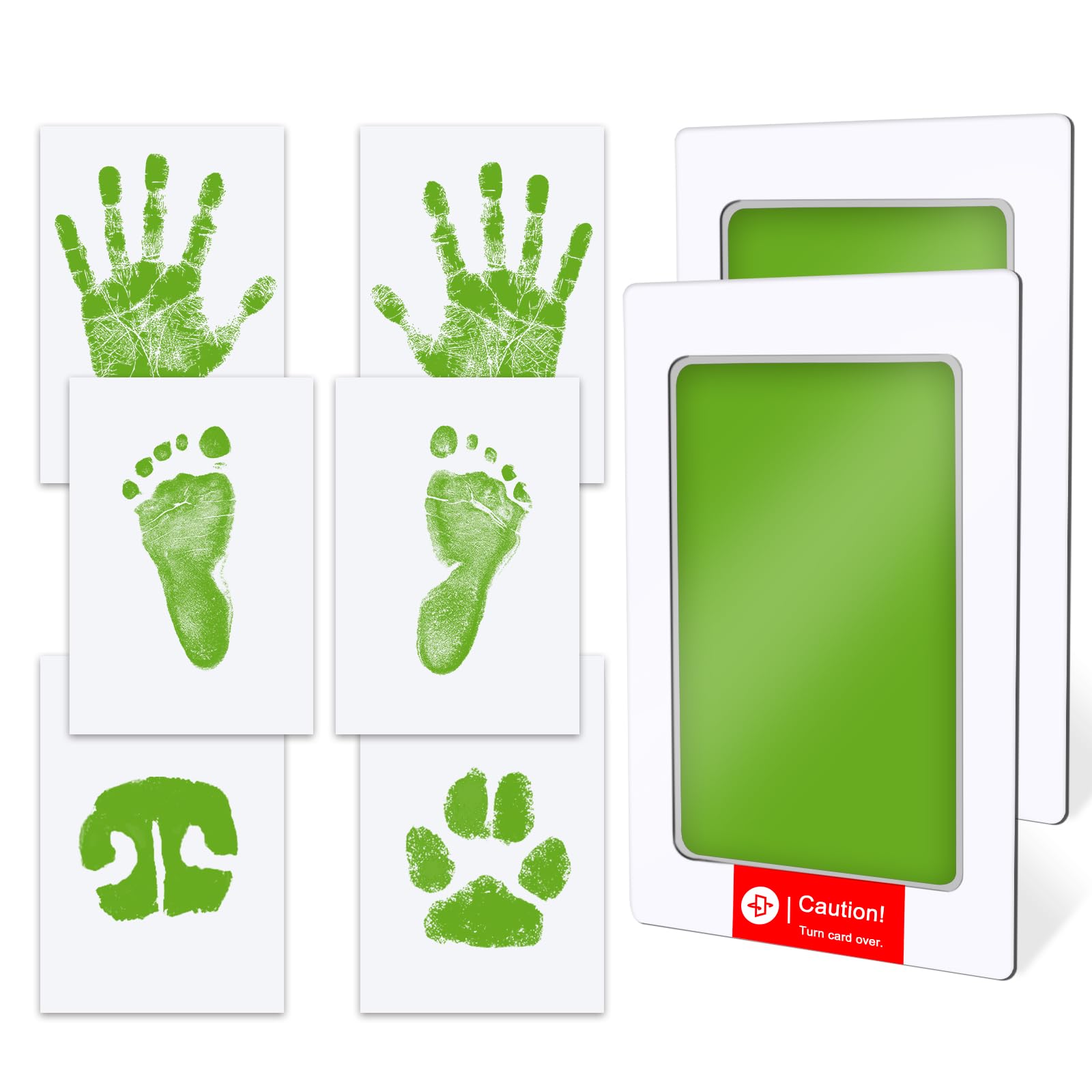 TATUNER Baby Hand and Footprint Kit Inkless - Mess Free Ink Pad, Paw Print Kit for Dogs and Cats, Safe Clean Touch Ink Pads for Newborn Handprints — view 43
