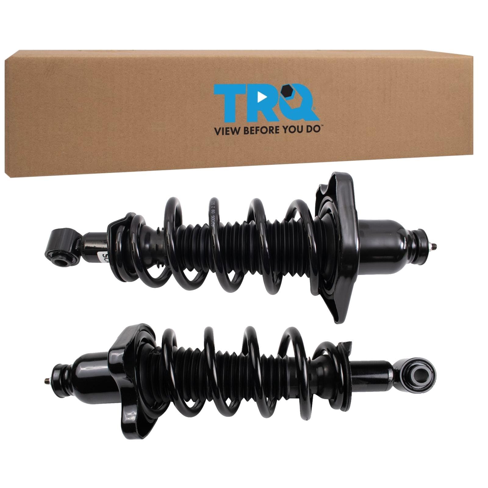TRQ Rear Shock &amp; Spring Assembly Set Fits 2016-2020 Honda Pilot