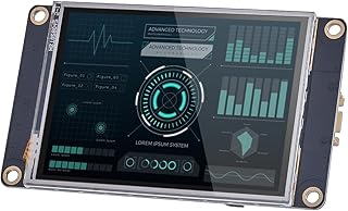Nextion 2.8″ HMI Display Enhanced Series NX3224K028 Resistive LCD-TFT Touch Screen 320 * 240, Nextion Display with RTC Function and 8 Digital GPIOs, Suitable for IoT Smart Device, Vehicle HMI, etc.
