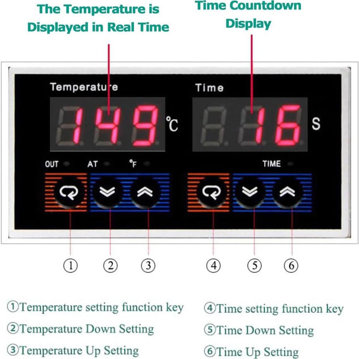 DTF piec termotransferowy z regulacją temperatury i czasu do koszulek i czapek