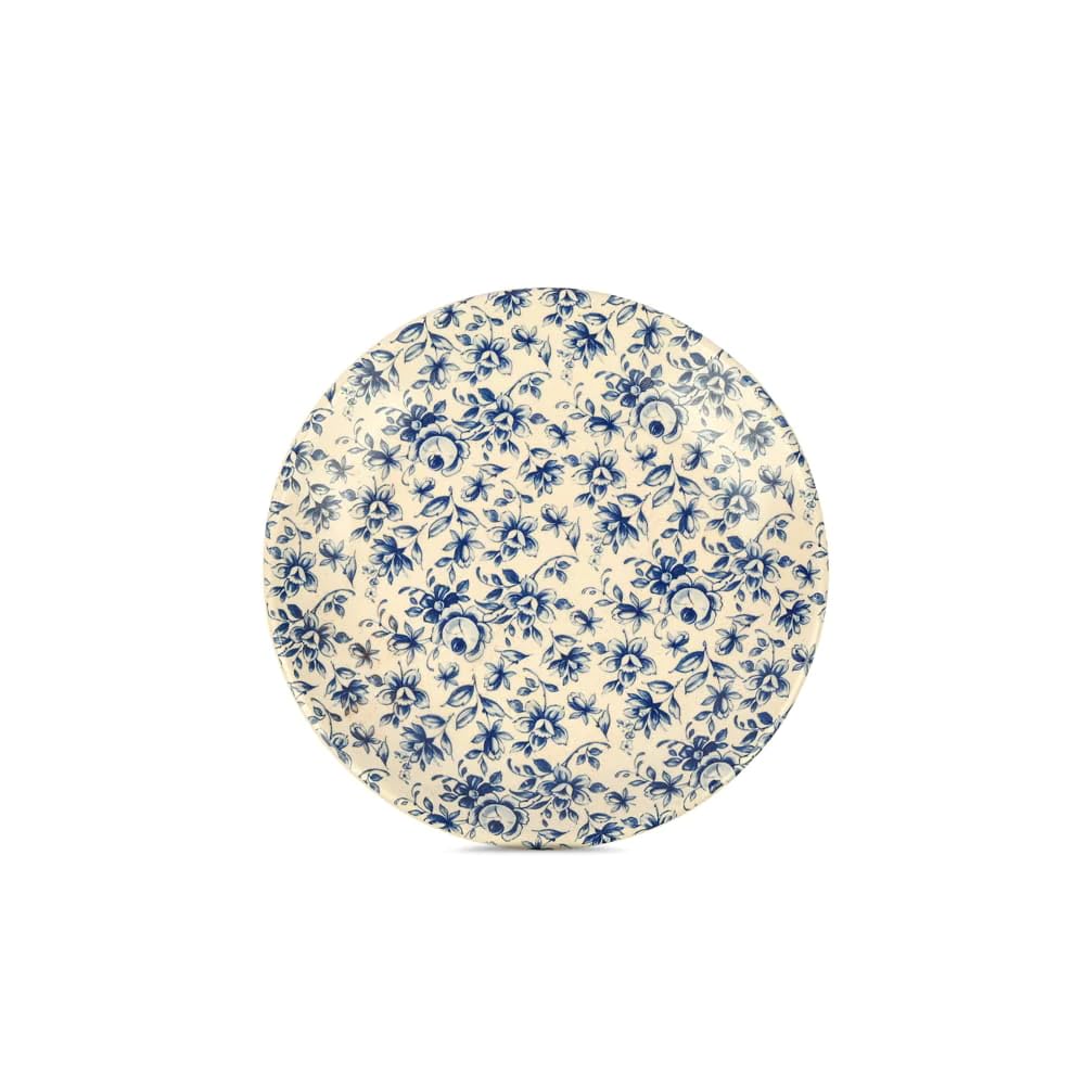Amalfiee Neelambar Premium Ceramic Quarter Plate Set (4 Pieces) : Sturdy Design, Long-Lasting Durability, Non-Porous & Easy to Clean, Stylish Serving, Versatile Use, Microwave & Dishwasher Safe 1