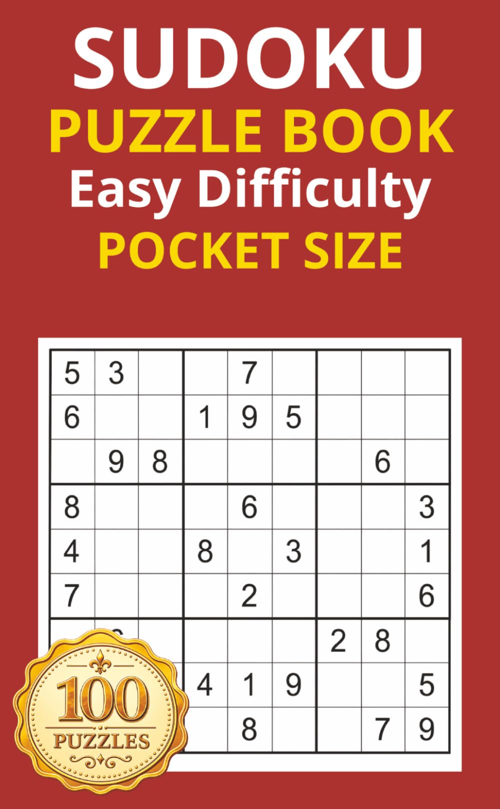 Sudoku Pocket Sized Puzzle Book - Easy Difficulty - Solutions Included: Attention and Cognitive Stimulation, On the Go