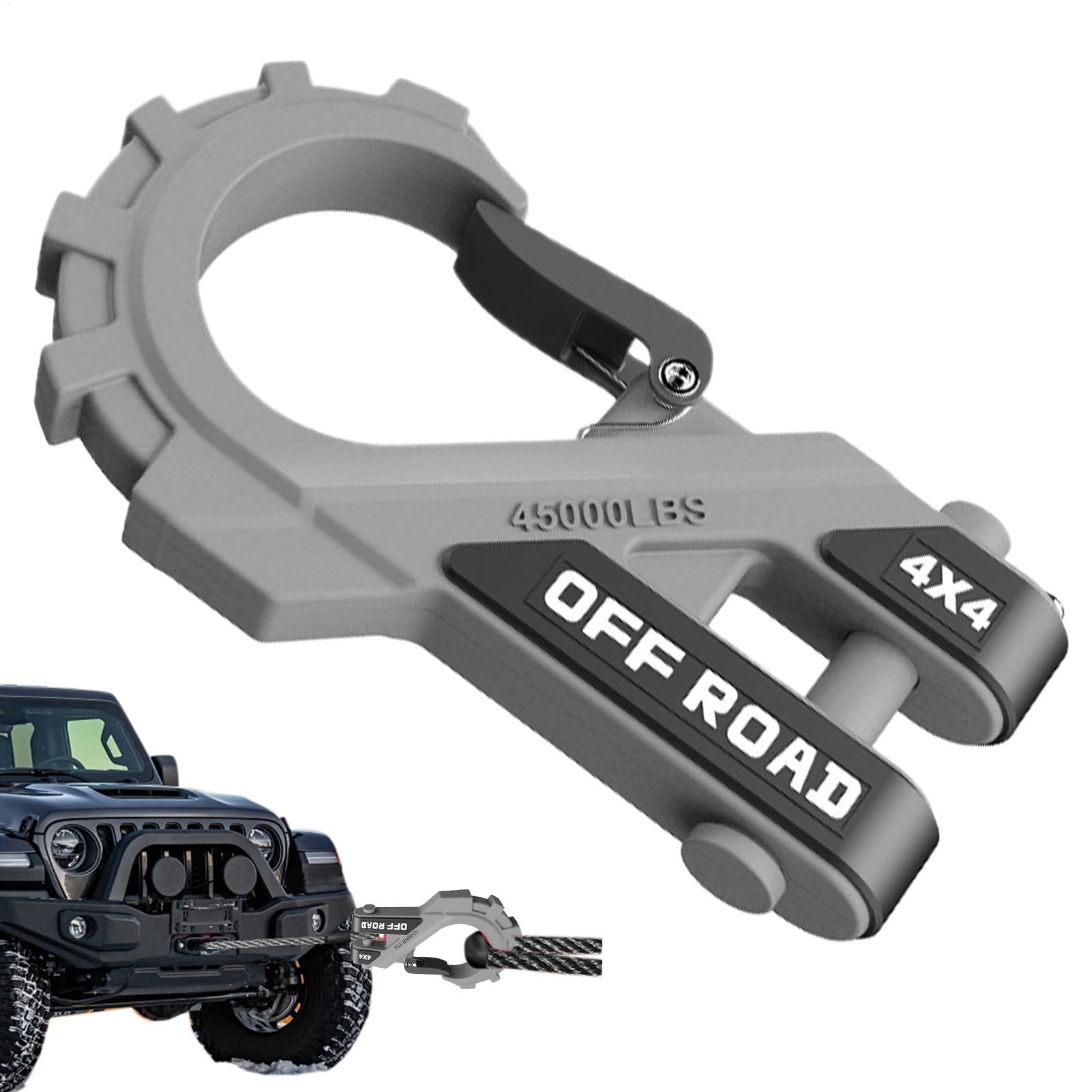 S-Form Abschlepphaken 3/8 Zoll, 1500 Kg – Robust, Verzinkt Für Auto, SUV & Geländewagen